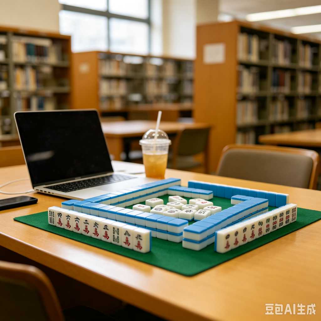 blue crystal mahjong set